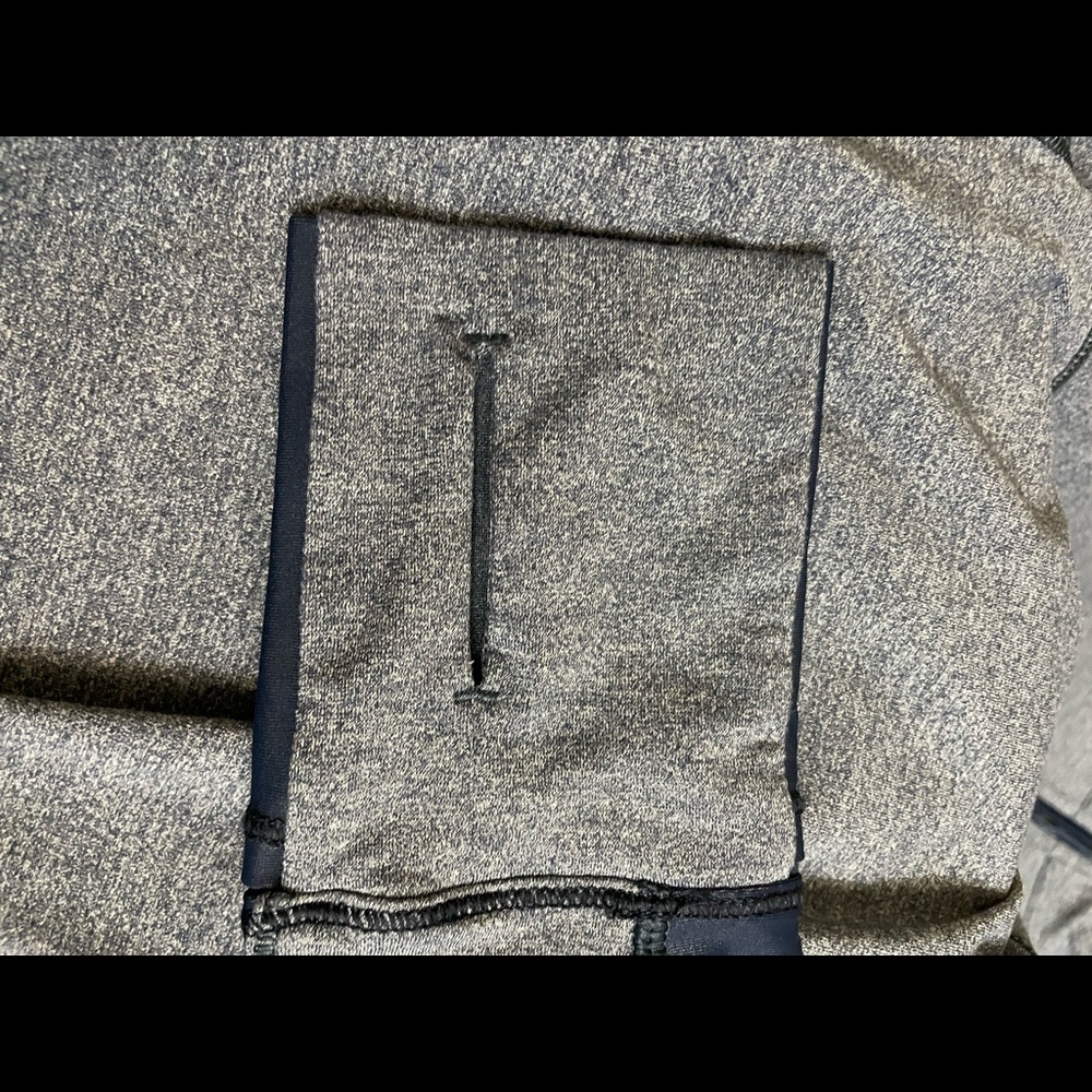 Lululemon Runderful 1/2 Zip Jacket pullover Heathered blue Size 4, EUC - Picture 7 of 9